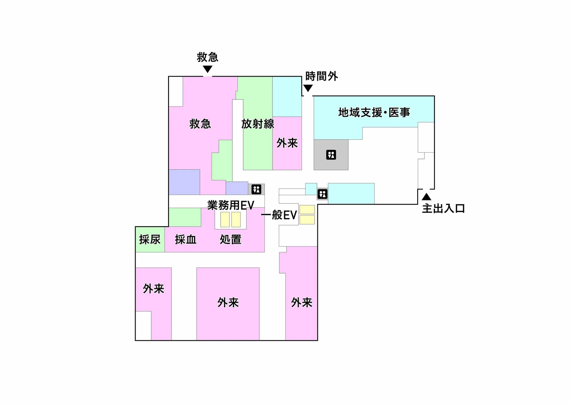 1Fフロアマップ
