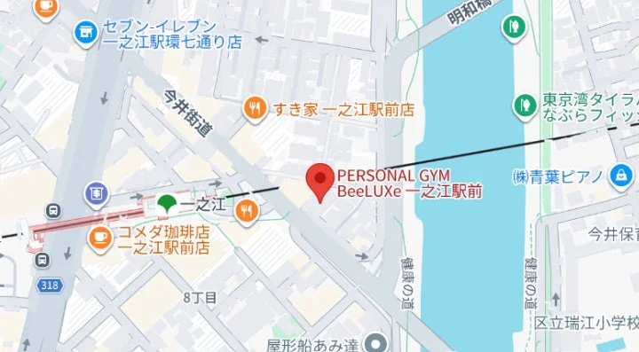 一之江駅周辺地図