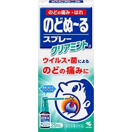 のどぬ~るスプレー クリアミント