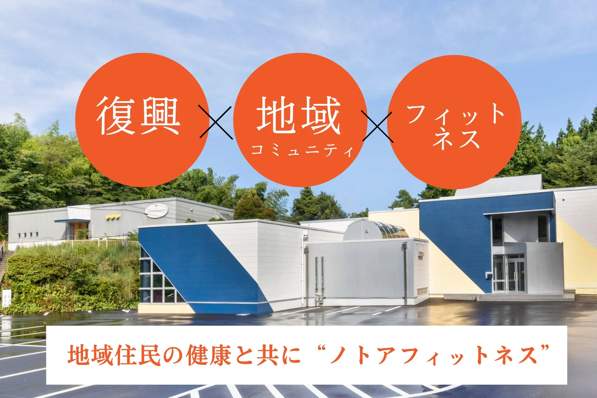ノトアフィットネスクラブの施設外観