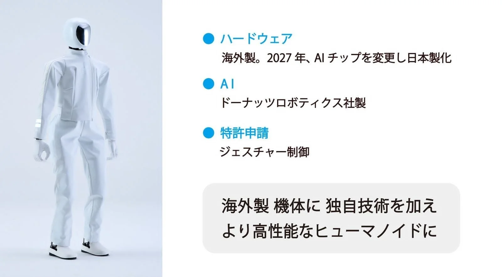 ヒューマノイドcinnamonの技術説明