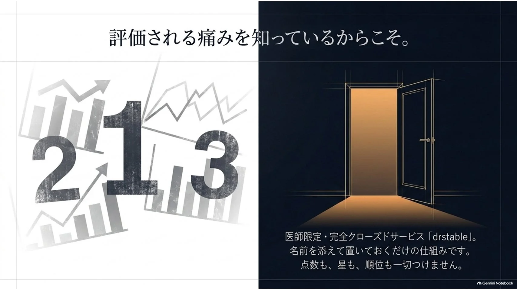 評価される痛みを知っているからこそ。