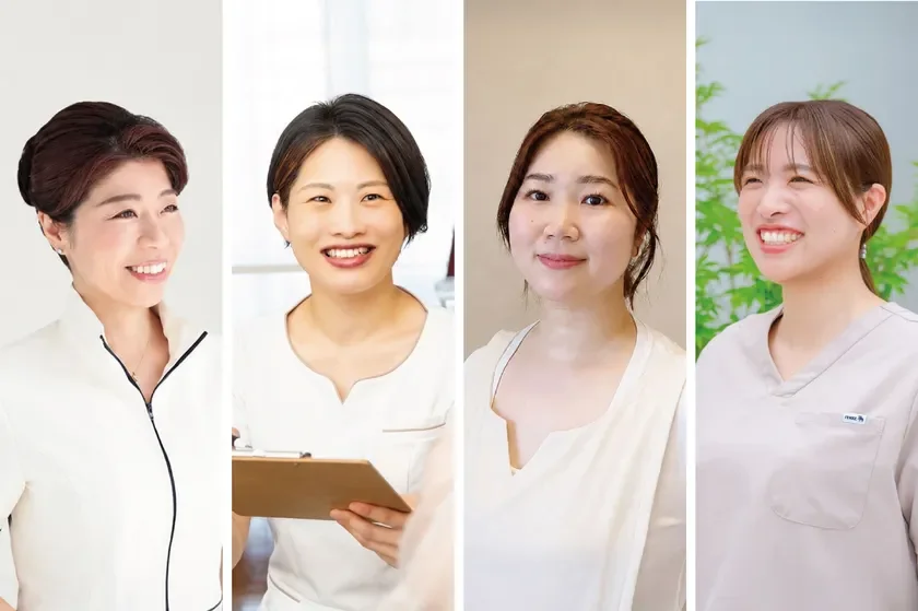 認定講師として活動する4名の女性