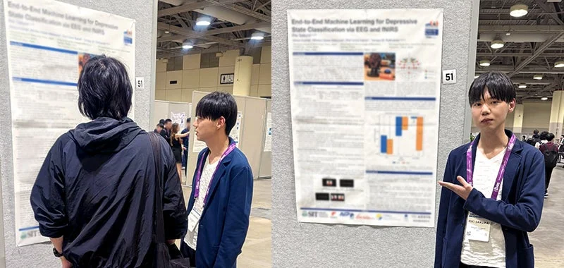 学会ポスター発表の様子