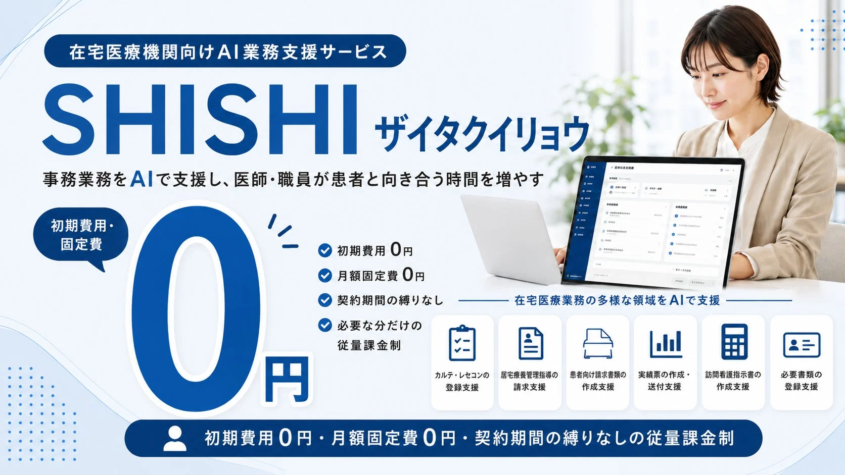 SHISHIザイタクイリョウ サービス概要