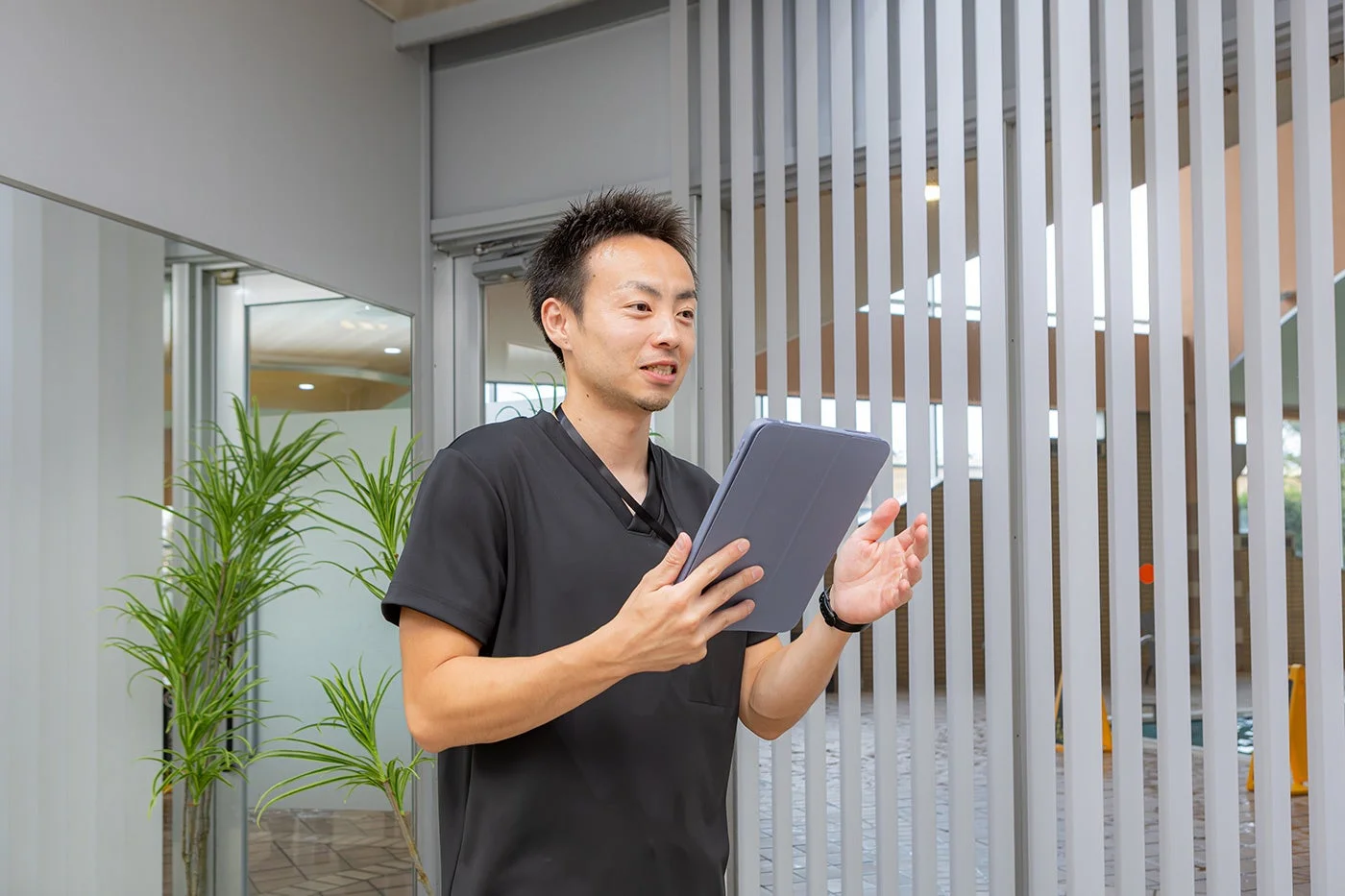 理学療法士による説明