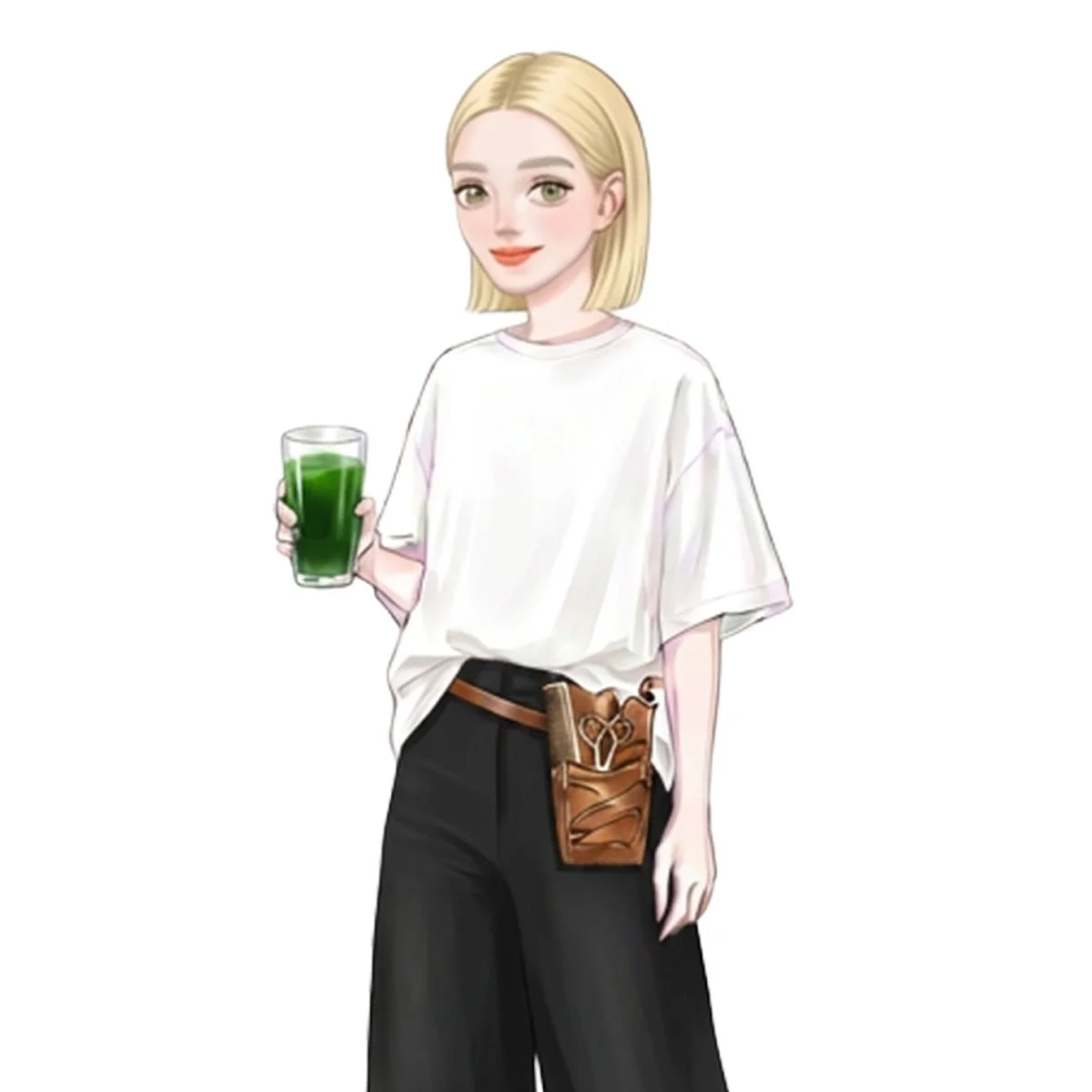 美容師のイラスト