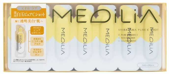 MEDILIAの薬用白玉ピュアCショットのパッケージ画像