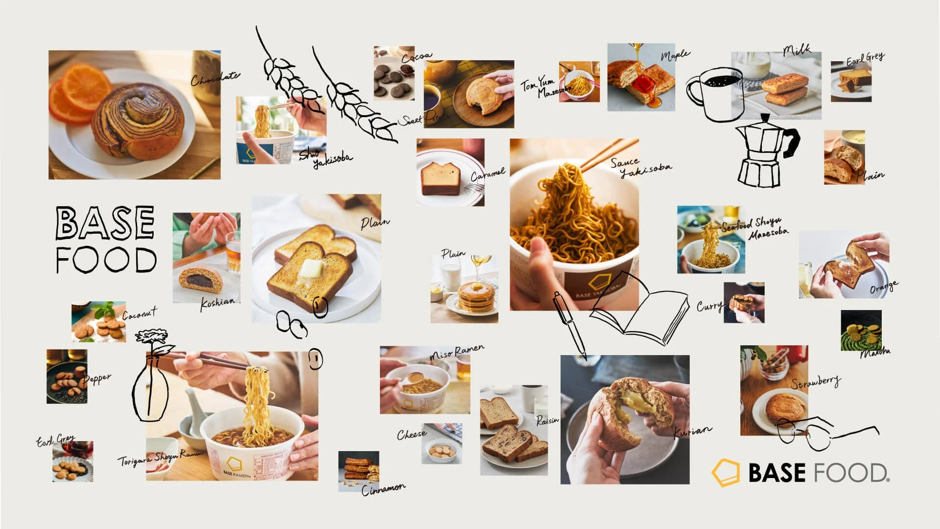 BASE FOOD製品ラインナップ