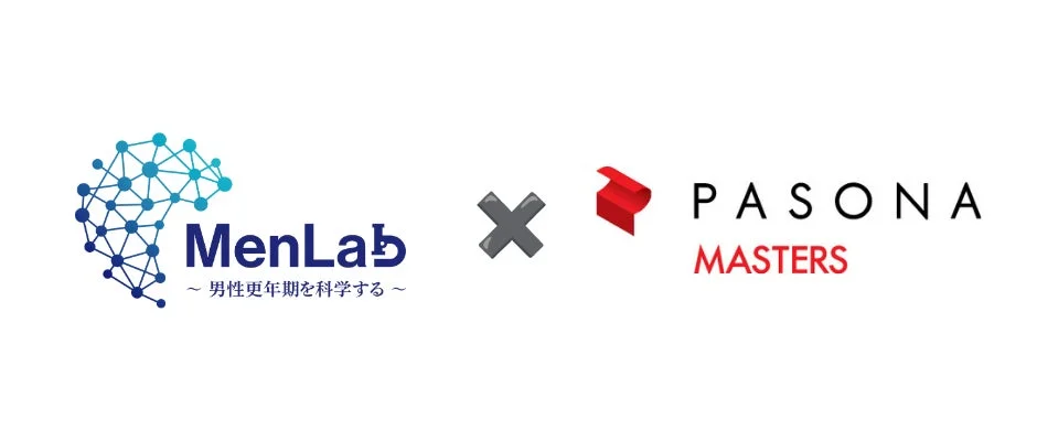 MenLabとPASONA MASTERSのロゴ